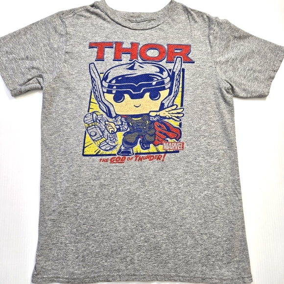 MARVEL Thor Funko Pop Boys Tshirt Size Large - Picture 1 of 5